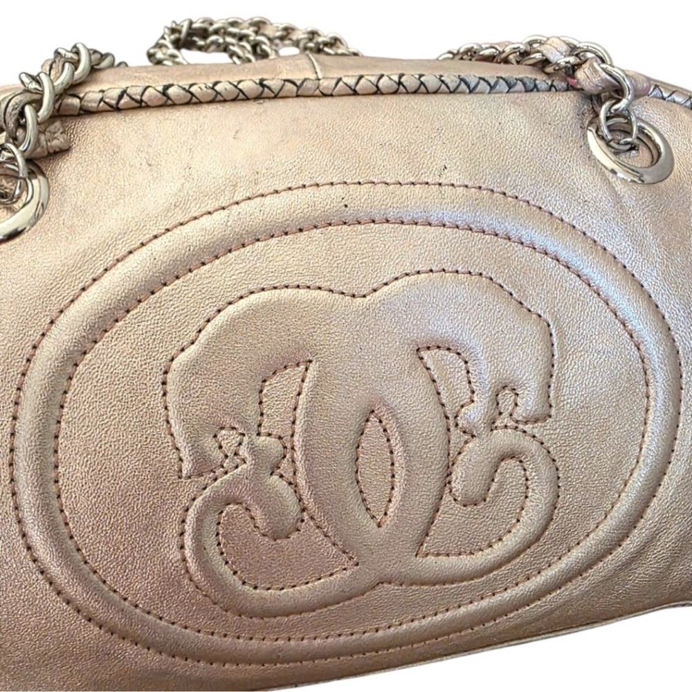 Sharif Gold Embossed Shoulder Bag - Picture 5 of 15